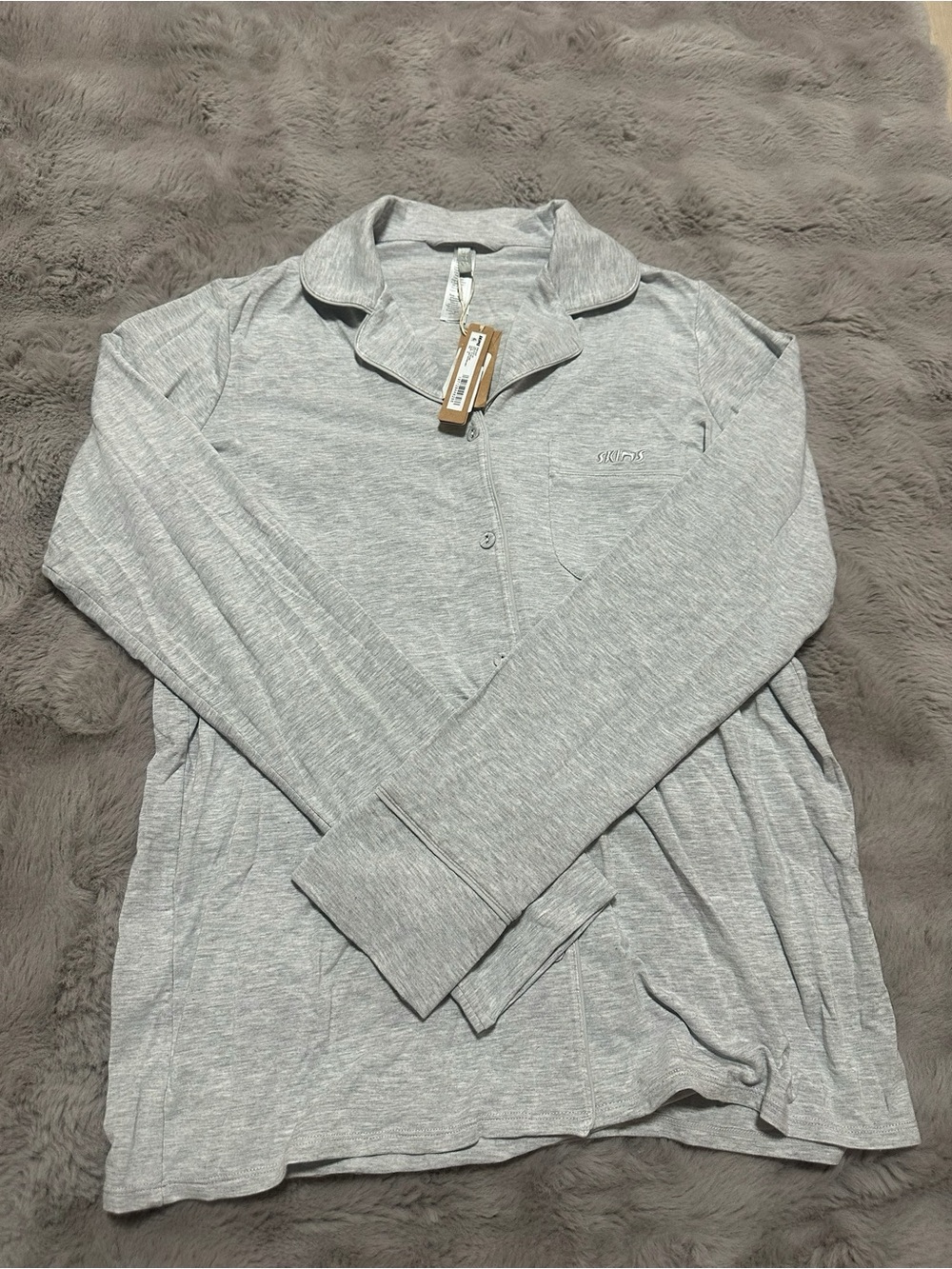 NWT SKIMS SLEEP LONG SLEEP SET TOP Size XS